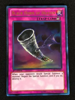 Yugioh Black Horn of Heaven LCJW-EN297 1ST Ultra (NM) - Image 1