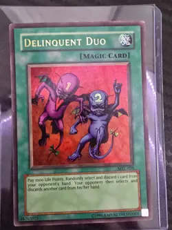 Yugioh: Delinquent Duo (Ultra Rare) Unlimited edition MRL-EN039 MP - Image 1