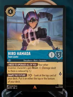 Hiro Hamada - Team Leader | Disney Lorcana Azurite Sea | 154/204 | NM | Non Foil - Image 1