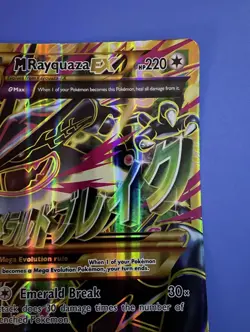 M Rayquaza EX Jumbo Card (Shiny Full Art)98/98 XY - Ancient Origins Holo - Image 3