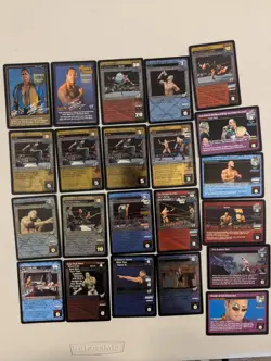 WWF WWE Raw Deal CCG The Rock People's Champ Massive Card Lot - Image 1