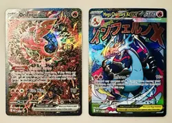 Mega Charizard X ex 023 & Oricorio Ex 024 Me: Mega Evolution UPC Promo Cards - Image 1