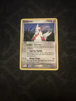 Pokemon EX Power Keepers Rare Card - Zangoose 25/108 - Image 1