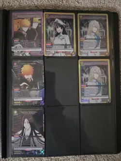 Union Arena Bleach TCG Foil Binder Lot Ichigo Unohana SR* Parallel & AP Cards - Image 1