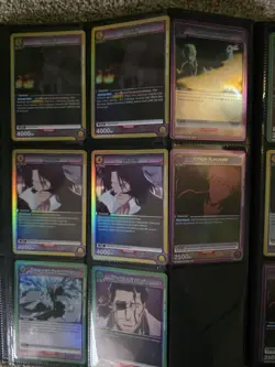 Union Arena Bleach TCG Foil Binder Lot Ichigo Unohana SR* Parallel & AP Cards - Image 4