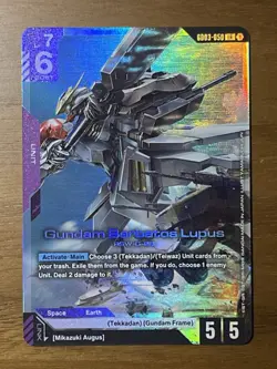 Gundam Barbatos Lupus - GD03-050 LR Gundam Card Game - Near Mint/Mint - Image 1