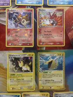 Vintage Pokemon Card Lot Pop Series Pikachu Blaziken 22 Cards - Image 4