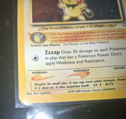 🔥TCG 2000 Pokemon card Pichu 12/111 Neo Genesis Holo Rare - Image 3