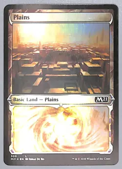 Plains - Showcase - Foil - 309 - Core Set 2021 (M21) MTG - Image 3