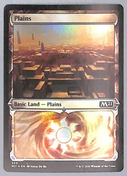 Plains - Showcase - Foil - 309 - Core Set 2021 (M21) MTG - Image 5
