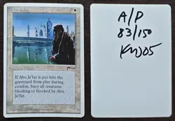 SIGNED MTG Magic Ken Meyer Jr Artist Proof _ Chronicles _ ABU JA FAR _ 1/150! - Image 1