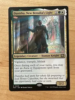 MTG NM Danitha, New Benalia's Light [March of the Machines: Aftermath] - Image 1