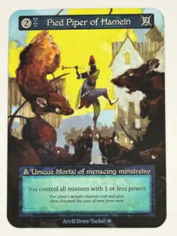 Pied Piper of Hameln Unique Gothic Water NM Sorcery: Contested Realm - Image 1