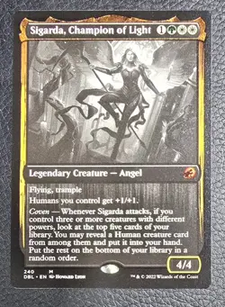MTG Sigarda, Champion of Light #240 - Innistrad: Double Feature - NM Condition - Image 1