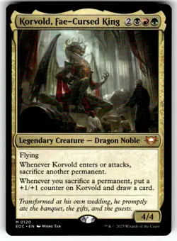 Korvold, Fae-Cursed King M Commander: Edge of Eternities 120 NM - Image 1