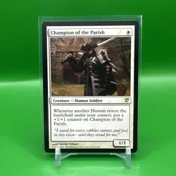 Moderate Play, English MTG Regular Champion of the Parish Innistrad Magic the Ga - Image 1