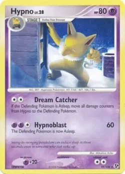 Pokemon TCG - Hypno - 19/106 - Rare - D&P: Great Encounters [Lightly Played] - Image 1