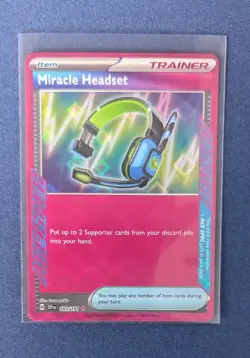 Miracle Headset 183/191 - Ace Spec - Pokemon TCG Surging Sparks - Image 1