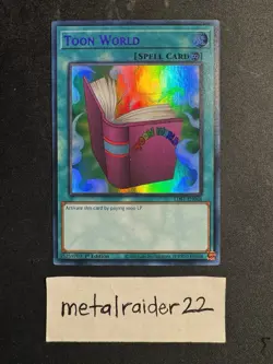 Yugioh Toon World (Purple) LDS1-EN068 Ultra Rare 1st Edition Near Mint - Image 1