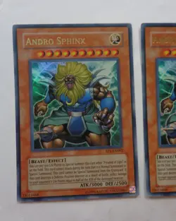 Playset: 3x Andro Sphinx EP1-EN002 (Ultra Rare, Unlimited, Lightly Played / LP) - Image 3