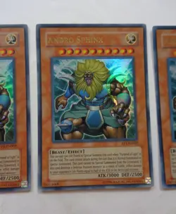 Playset: 3x Andro Sphinx EP1-EN002 (Ultra Rare, Unlimited, Lightly Played / LP) - Image 4