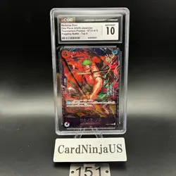 CGC GEM MINT 10 Zoro ST21-015 Flagship Battle 2025 Top 8 Prize Promo ONE PIECE - Image 1