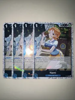 P-053 Nami X4 Playset PRB01 Jolly Roger One Piece Card Game English - Image 1