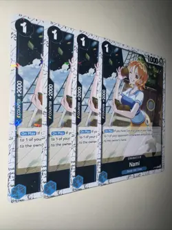 P-053 Nami X4 Playset PRB01 Jolly Roger One Piece Card Game English - Image 2