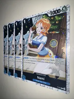 P-053 Nami X4 Playset PRB01 Jolly Roger One Piece Card Game English - Image 3
