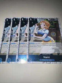 P-053 Nami X4 Playset PRB01 Jolly Roger One Piece Card Game English - Image 4