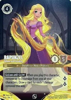 Lorcana Rapunzel - Gifted with Healing NM Normal Disney Lorcana Promo Cards - Image 1