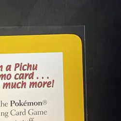 Vintage 2000 Pokemon Neo Discovery Wizards of the Coast Promo Card Pichu & Unown - Image 3