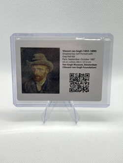 Pokemon Pikachu with Grey Felt Hat Van Gogh Full Art Promo S&V With Insert Card - Image 3