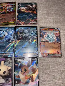 Lot Of Pokemon Ex And V Cards - Image 4