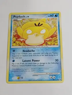 Pokemon TCG Cards Psyduck 87/127 Platinum Non-Holo LP - Image 1