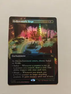 Hollowmurk Siege (Borderless) - FOIL - R Tarkir: Dragonstorm 387 - MTG - Image 1