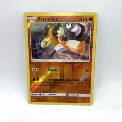 Passimian 79/147 Rare Reverse Holo Burning Shadows Pokemon TCG - Image 1