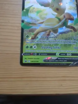 Leafeon V SWSH194 Sword & Shield Black Star Promo Full Art Pokemon TCG LP - Image 3