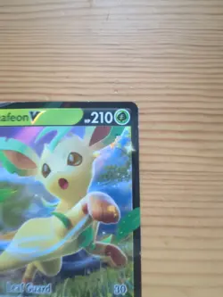 Leafeon V SWSH194 Sword & Shield Black Star Promo Full Art Pokemon TCG LP - Image 5