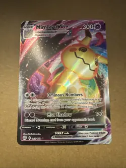 Mimikyu VMAX 069/172 Brilliant Stars Ultra Rare Full Art Pokemon - Image 1