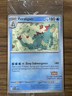 SEALED Pokemon TCG Illustration Contest 2024 Promo Cards - Image 2