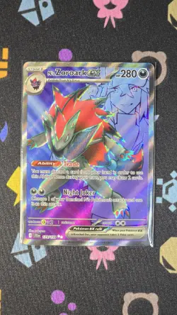N's Zoroark EX Full Art 175/159 M PF Pokemon Journey Together Series - Image 1