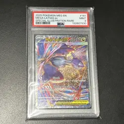 2025 Pokemon Mega Evolution Mega Latias EX Special Illustration Rare #181 PSA 9 - Image 1