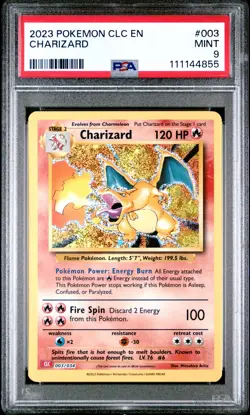 PSA 9 Charizard 003/034 2023 Pokemon TCG Classic Collection - English - Image 1