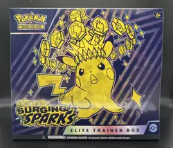 Pokemon TCG Scarlet And Violet Surging Sparks Elite Trainer Box Sealed NEW ETB - Image 1