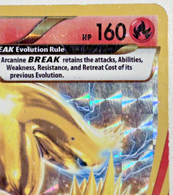 Arcanine BREAK XY180 XY Full Art Black Star Promo Holo Pokemon - MP - Image 3