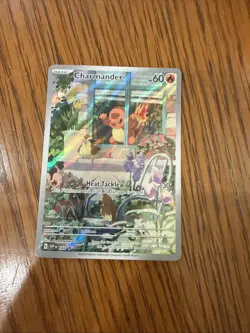 Pokemon 2023 Charmander Obsidian Black Star Promos Full Art #044 - Image 1