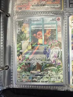 Pokemon 2023 Charmander Obsidian Black Star Promos Full Art #044 - Image 4