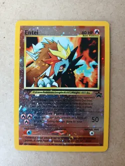 Pokemon TCG Entei 34 Black Star Promo Holo LP Condition - Image 1