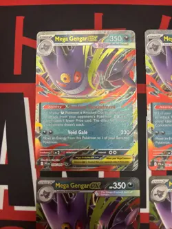 Pokemon TCG Mega Gengar EX Lot 056/094 x6 Phantasmo Flames Ultra Rare NM - Image 2
